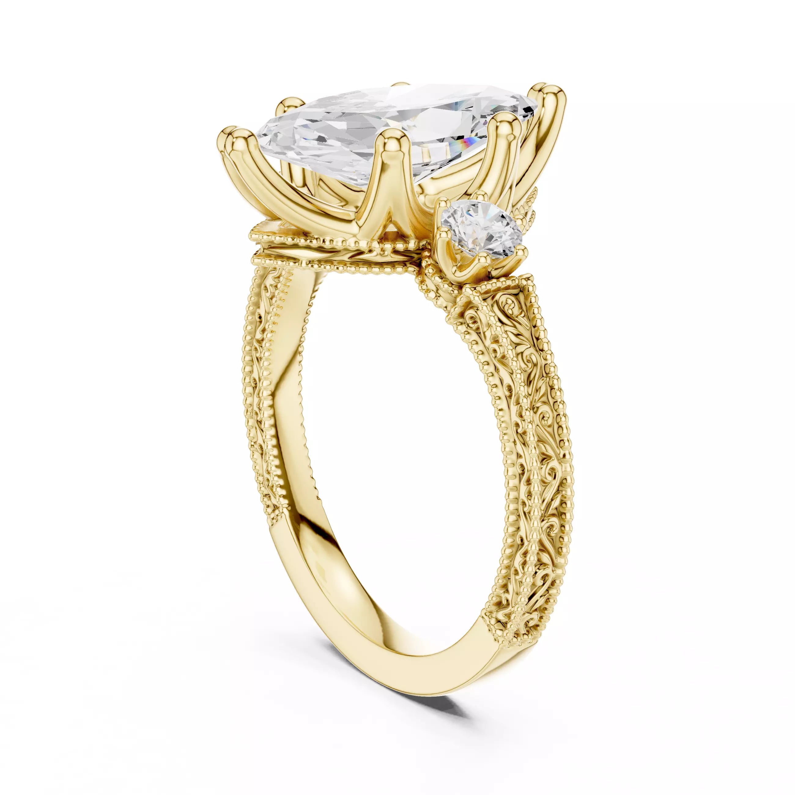 RG-ART-0006 Yellow Gold 2