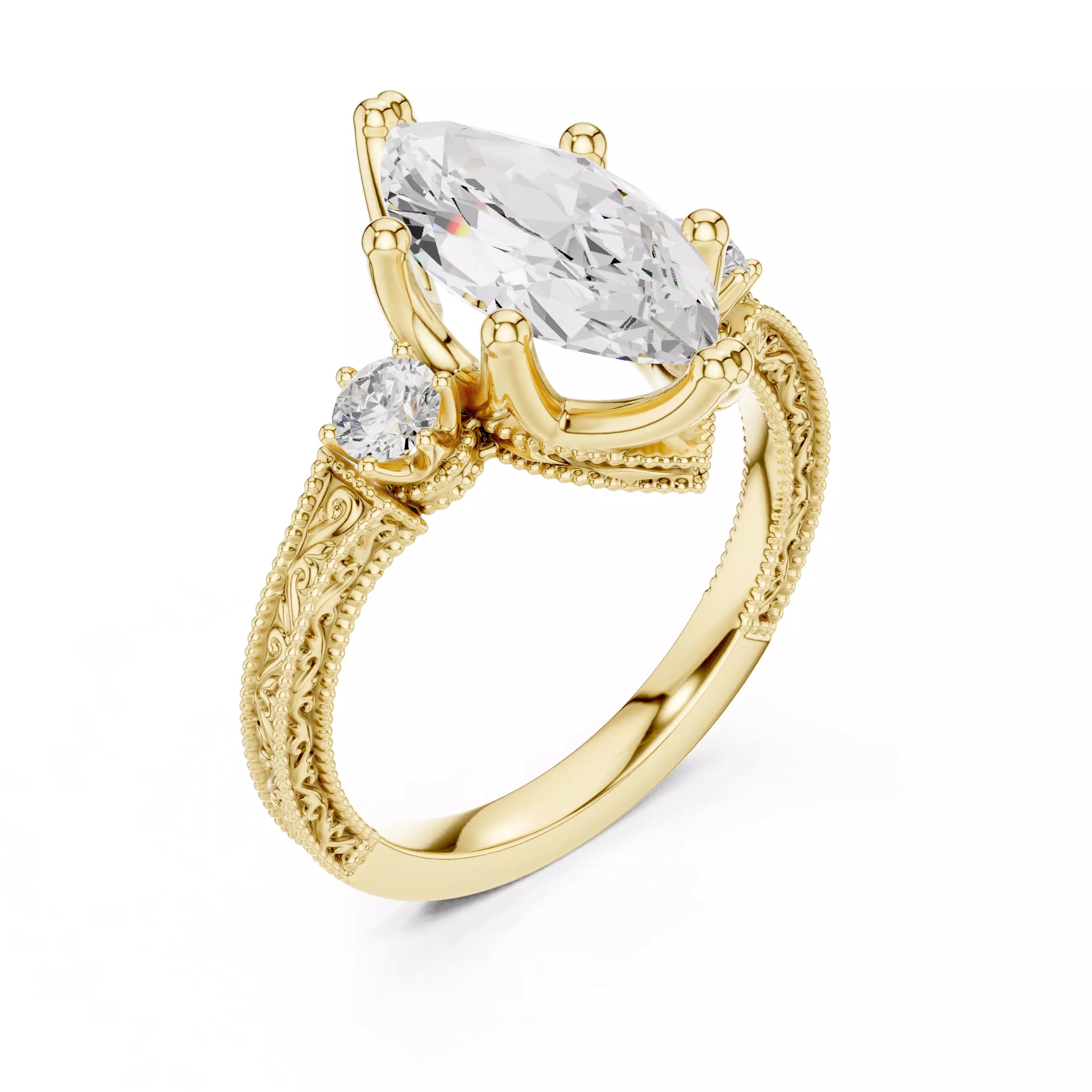 RG-ART-0006 Yellow Gold 3
