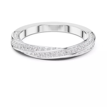 Eternity Band Ring in White Gold - detail view
